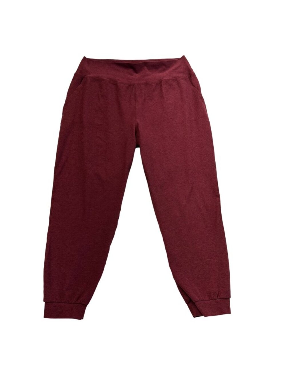 Beyond Yoga Spacedye Midi Jogger Pants Womens Size XL Red Athleisure Gym